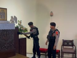Pastikan Keamanan Dan Kelancaran Perayaan Natal, Polres Blora Sterilisasi Gereja