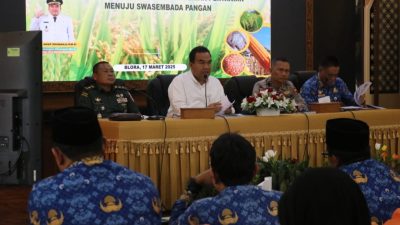 Kejar Target LTT 25 Ribu Hektar, Bupati Kumpulkan Stakeholder Pertanian hingga TNI Polri