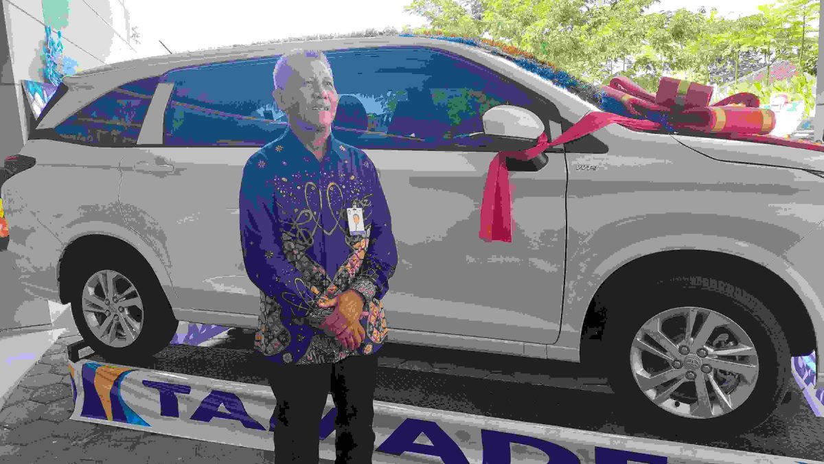 Direktur Utama PT. BPR BKK Blora, Puguh Haryono di Hotel Azzana Blora.