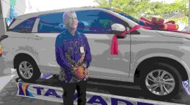 Direktur Utama PT. BPR BKK Blora, Puguh Haryono di Hotel Azzana Blora.