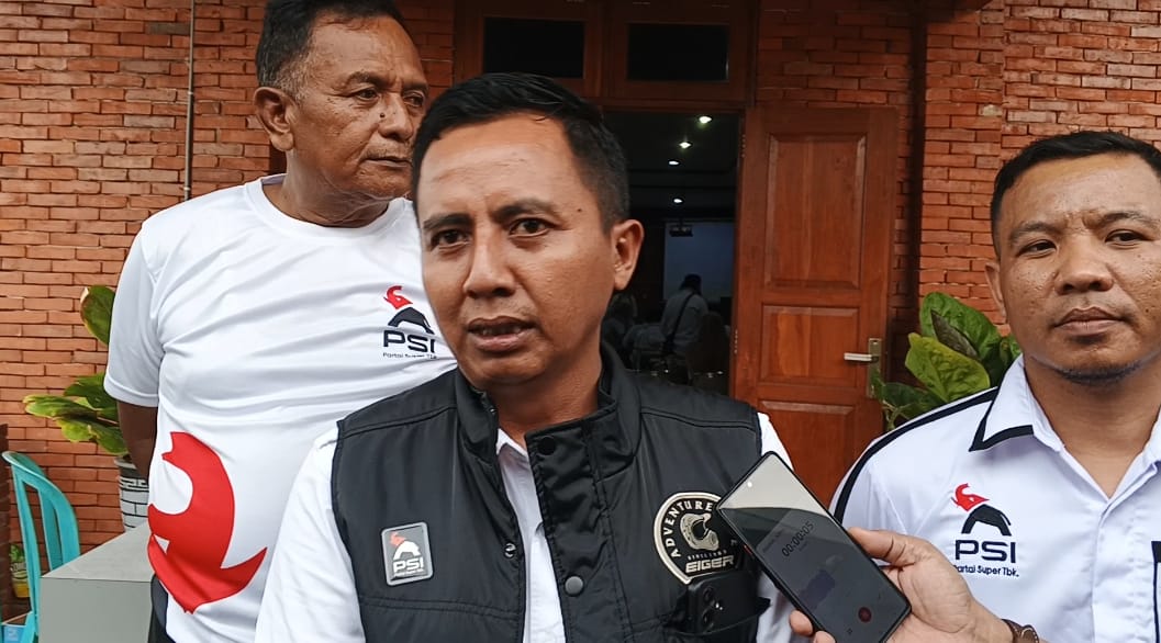 Ketua PSI Kabupaten Blora, Shoifur Rofiq di Sawung Mekar Sari.