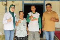 Foto Istimewa : Anggota DPR RI Eva Monalisa melakukan kunjungan calon penerima bedah rumah di Desa Jejeruk, Kecamatan Bogorejo.