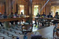 BPJS Cabang Pati menggelar media gathering di Nirwana Resto bersama wartawan.