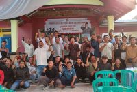 Foto : Ratusan pemuda ikuti persiapan laskar Gerindra di Kantor DPC Gerindra Blora.
